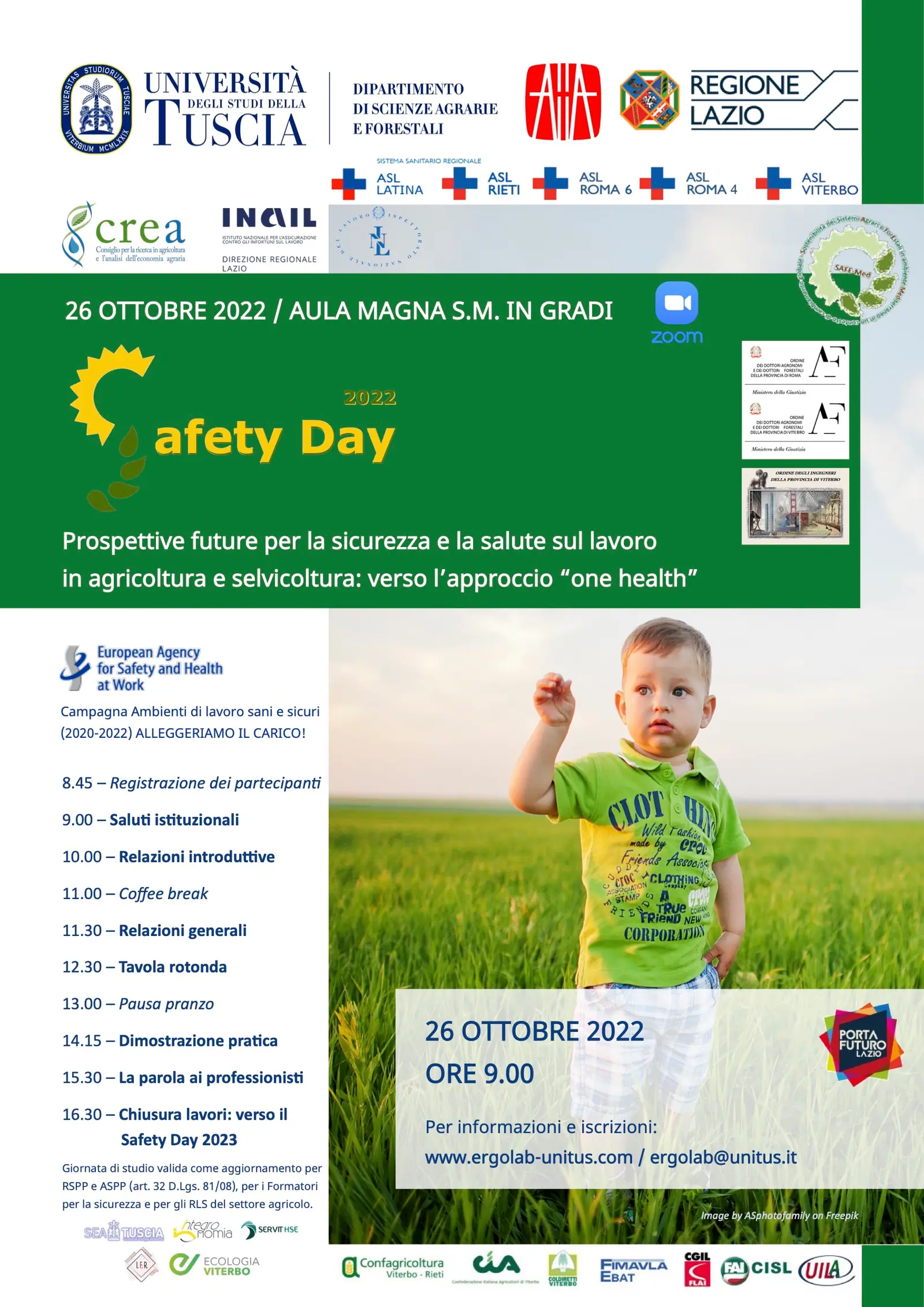 26 ottobre Safety Day 2022 – RA per la sicurezza di Ecologia Viterbo