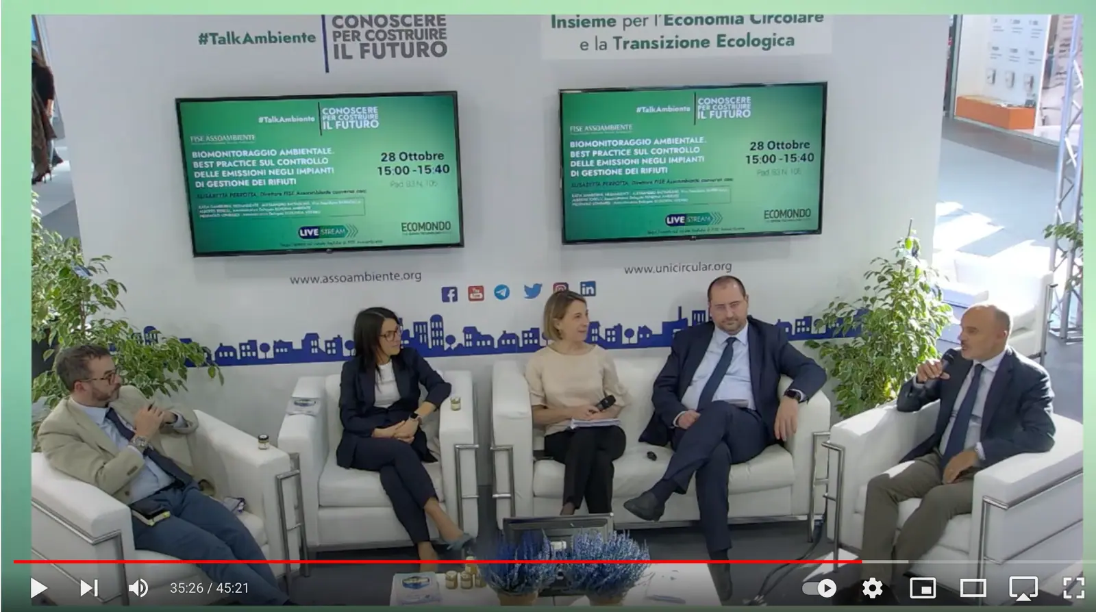#TalkAmbiente a Ecomondo 2021: ing Lombardi su biomonitoraggio ambientale