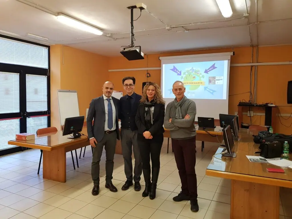 Foto del team di progetto a Montefiascone - Laudato si - Ecologia Viterbo